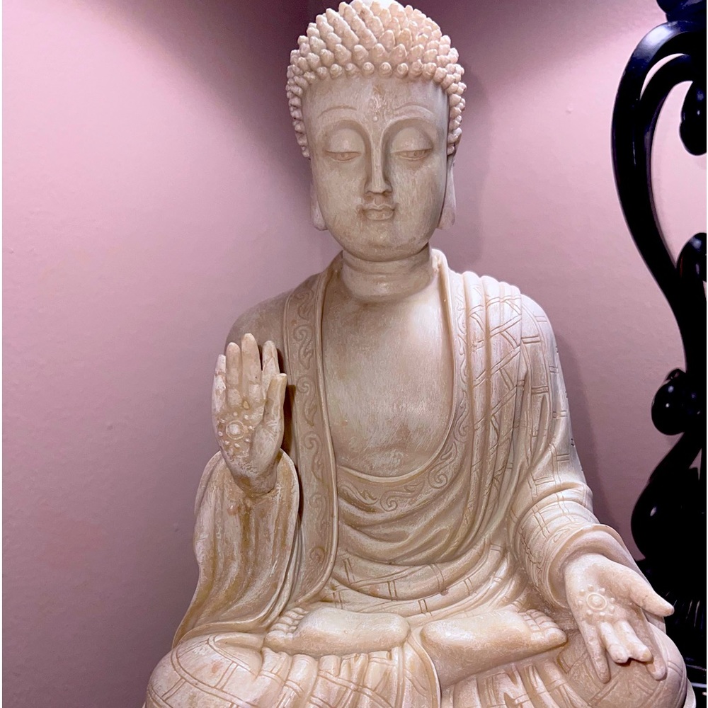 Buddha figurine 12”x8”widex7”